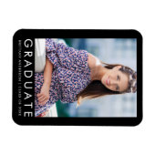 Magnet Flexible Mode Trendy Graduy Photo Faire-part L (Horizontal)