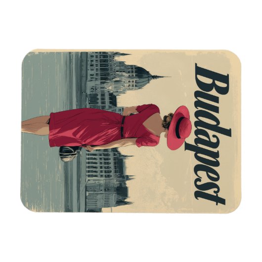 Magnet Flexible Mode vintage Budapest (Horizontal)