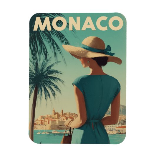Magnet Flexible Mode vintage Monaco (Vertical)