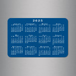 Magnet Flexible Modèle Arrière - plan bleu blanc 2025<br><div class="desc">Le calendrier White 2025 est superposé sur un modèle arrière - plan bleu sur cet aimant flexible de 4"x6" pratique. Vous pouvez ajouter votre propre image arrière - plan dans la barre latérale si vous le souhaitez. Si vous voulez juste un autre arrière - plan de couleur, appuyez sur "Modifier...</div>