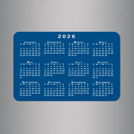 Magnet Flexible Modèle Arrière - plan bleu blanc 2026