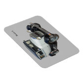 Magnet Flexible Modèle blanc Un aimant (Côté Droit)