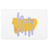 Magnet Flexible Modèle de conception de Cuisine Dinnerware (Horizontal)