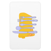 Magnet Flexible Modèle de conception de Cuisine Dinnerware (Vertical)