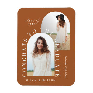 Magnet Flexible Modèle de graduation géométrique multiphoto modern