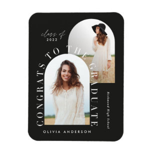 Magnet Flexible Modèle de graduation géométrique multiphoto modern