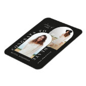 Magnet Flexible Modèle de graduation géométrique multiphoto modern (Côté Gauche)