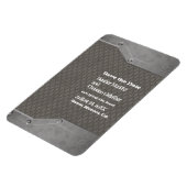 Magnet Flexible modèle de grunge métallique (Côté Gauche)