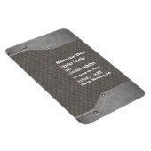 Magnet Flexible modèle de grunge métallique (Côté Droit)