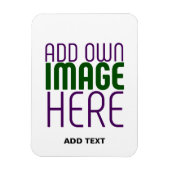 MAGNET FLEXIBLE MODÈLE DE TEXTE D'IMAGE BLANCHE SIMPLE MODERNE (Vertical)