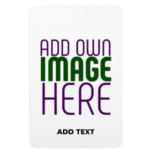 MAGNET FLEXIBLE MODÈLE DE TEXTE D'IMAGE BLANCHE SIMPLE MODERNE