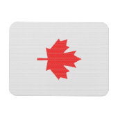 Magnet Flexible Modèle Knit Maple Leaf Tricot Motif (Horizontal)