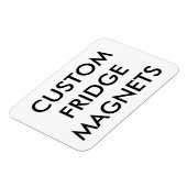 Magnet Flexible Modèle noir flexible personnalisé (Côté Gauche)