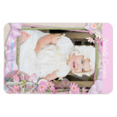 Magnet Flexible MODÈLE PHOTO Baptême de bébé Confirmation personna (Horizontal)