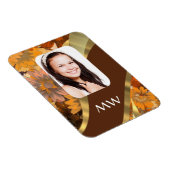 Magnet Flexible modèle photo Brown à fleurs (Côté Droit)