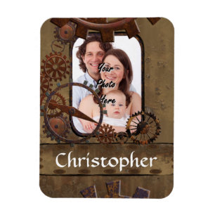 Magnet Flexible Modèle photo steampunk personnalisé