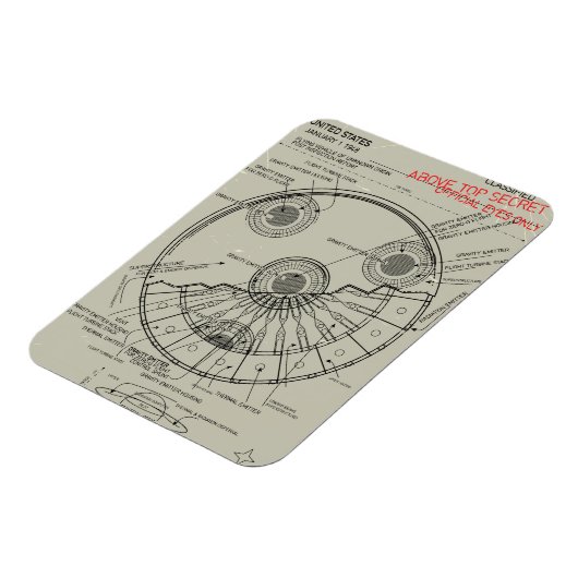 Magnet Flexible Modèle UFO (Côté Gauche)