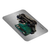 Magnet Flexible Modèle vert Un aimant (Côté Droit)