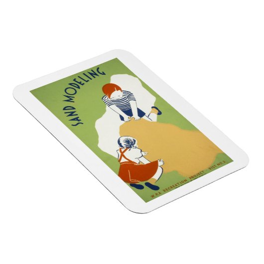 Magnet Flexible Modélisation du sable (Côté Droit)