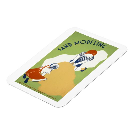 Magnet Flexible Modélisation du sable (Côté Gauche)