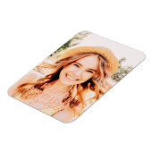 Magnet Flexible Modern Simple Script Photo voeux d'anniversaire (Côté Gauche)