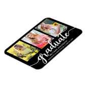 Magnet Flexible Moderne 3 Photo Faire-part B (Côté Gauche)