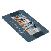 Magnet Flexible Moderne | Elegant 2 Photo Grad Faire-part (Côté Droit)