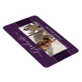 Magnet Flexible Moderne | Elegant 2 Photo Grad Faire-part (Côté Droit)