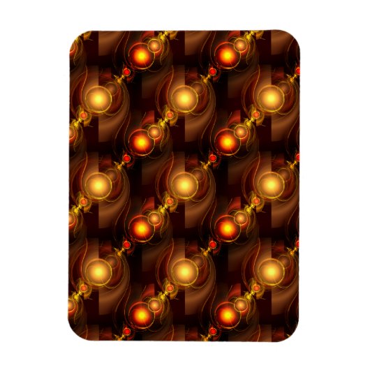 Magnet Flexible Moderne Élégant Bohème Abstrait Motif Artistique e (Vertical)