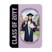 Magnet Flexible Moderne Gras Grad Photo School Graduation College (Vertical)