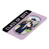 Magnet Flexible Moderne Gras Grad Photo School Graduation College (Côté Gauche)