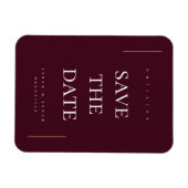 Magnet Flexible Moderne minimal non photo Enregistrer la date (Horizontal)