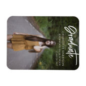 Magnet Flexible Moderne Script Graduation Photo Flexible (Horizontal)