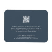 Magnet Flexible Moderne Simple Immobilier Vacances d'affaires (Horizontal)