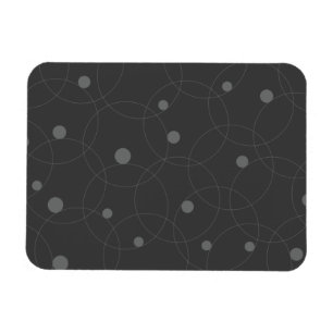 Magnet Flexible Moderne, simple, ludique, amusant motif de cercles
