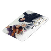 Magnet Flexible Moderne Simple Photo de famille Noël (Côté Gauche)