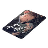 Magnet Flexible Moderne Simple pour papa Je t'aime Fête des pères  (Côté Gauche)
