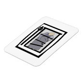 MAGNET FLEXIBLE MOINE TIBÉTAIN (Côté Gauche)