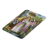 Magnet Flexible Moïse sauvée par la fille de Pharaon, d'une Bible (Côté Gauche)