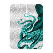 Magnet Flexible Moitié verte pieuvre (Vertical)