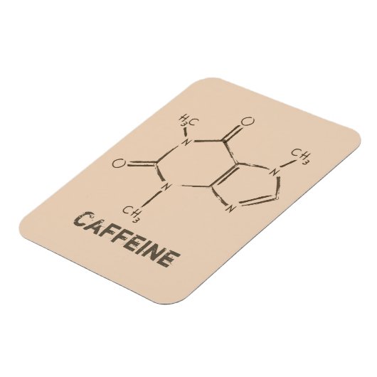 Magnet Flexible Molécule de caféine (Côté Gauche)