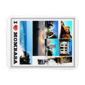 Magnet Flexible Mombasa - Kenya - I Love - (Horizontal)