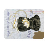 Magnet Flexible Mon Affenpinscher A Mangé Mon Plan De Leçon (Horizontal)