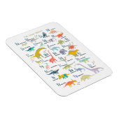 Magnet Flexible Mon alphabet de dinosaure (Côté Droit)