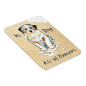 Magnet Flexible Mon Aussie A Mangé Ma Maison (Côté Droit)