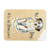 Magnet Flexible Mon Aussie A Mangé Ma Maison (Horizontal)