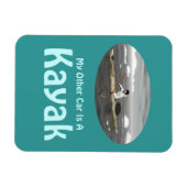 Magnet Flexible Mon Autre Voiture Est Un Kayak (Horizontal)