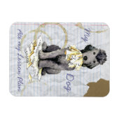 Magnet Flexible Mon Bedlington Terrier a mangé mon plan de leçon (Horizontal)