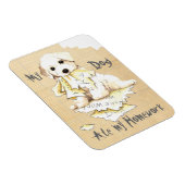 Magnet Flexible Mon Bichon A Mangé Ma Maison (Côté Droit)