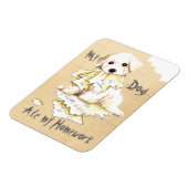 Magnet Flexible Mon Bichon A Mangé Ma Maison (Côté Gauche)